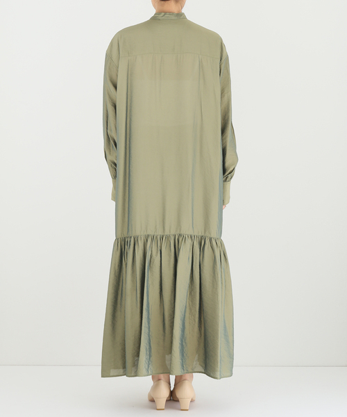 JOINT WORKS（ジョイントワークス）の「J-ブザム スソキリカエシャツワンピース（シャツワンピース・レディース・ベージュ/カーキ/ブラック・FREE）」の16枚目の写真