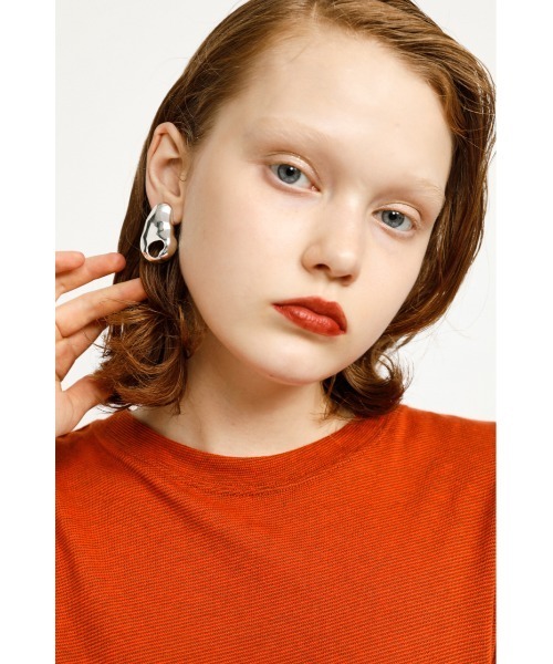 SLY(スライ)の「RICH COATING DEFORMED EARRING イヤリング(イヤリング・レディース・シルバー/ゴールド・FREE)」の13枚目の写真