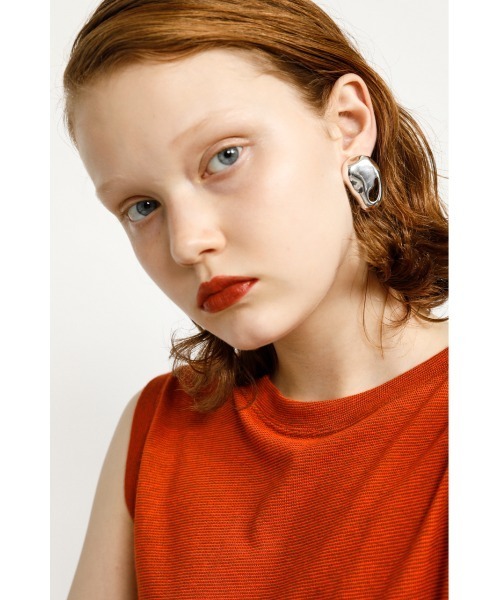 SLY(スライ)の「RICH COATING DEFORMED EARRING イヤリング(イヤリング・レディース・シルバー/ゴールド・FREE)」の14枚目の写真