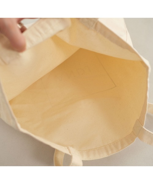 ＡＮＤＪ（アンドジェイ）の「ANDJロゴトートバッグ（トートバッグ・レディース・オフホワイト/ブラック・M）」の20枚目の写真