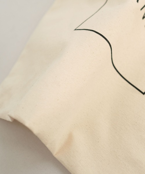 ＡＮＤＪ（アンドジェイ）の「ANDJロゴトートバッグ（トートバッグ・レディース・オフホワイト/ブラック・M）」の10枚目の写真