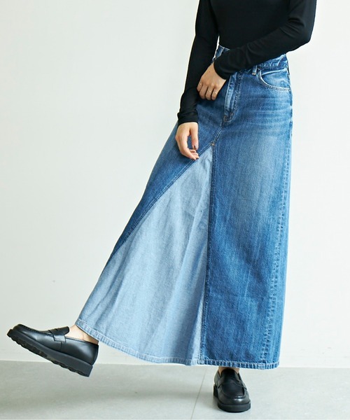 RED CARD TOKYO（レッドカード）の「【RED CARD】切り替えデニムスカート/Nora/別注（デニムスカート・レディース・ブルー・0/1）」の7枚目の写真