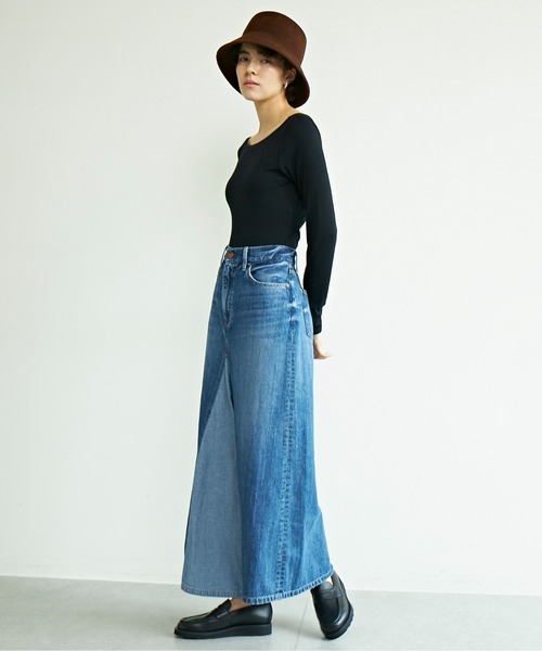 RED CARD TOKYO（レッドカード）の「【RED CARD】切り替えデニムスカート/Nora/別注（デニムスカート・レディース・ブルー・0/1）」の5枚目の写真