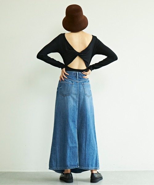 RED CARD TOKYO（レッドカード）の「【RED CARD】切り替えデニムスカート/Nora/別注（デニムスカート・レディース・ブルー・0/1）」の6枚目の写真