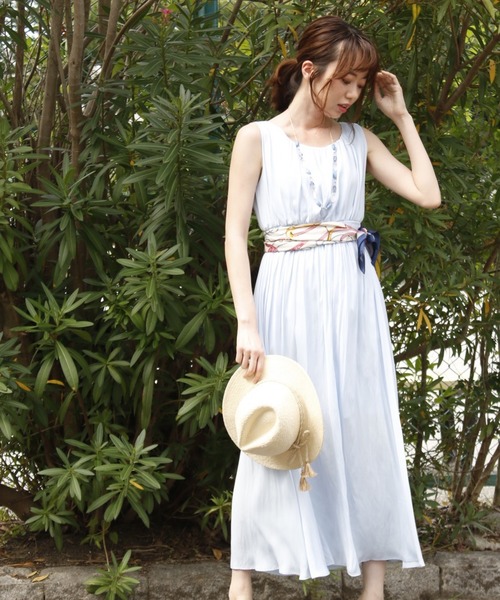 セール ブランド古着 ノースリーブワンピース ワンピース M Deux エムドゥ のファッション通販 Zozoused