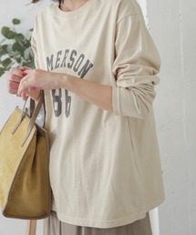 URBAN RESEARCH DOORS | カレッジロゴプリントTシャツ(Tシャツ/カットソー)