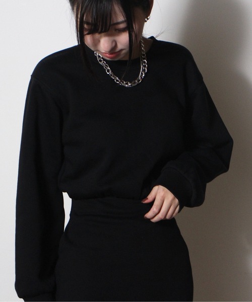 one way（ワンウェイ）の「【oneway Jeans】裏起毛BACKオープンワンピース（ワンピース・レディース・ライトグレー/ブラック/ライトピンク・FREE）」の8枚目の写真