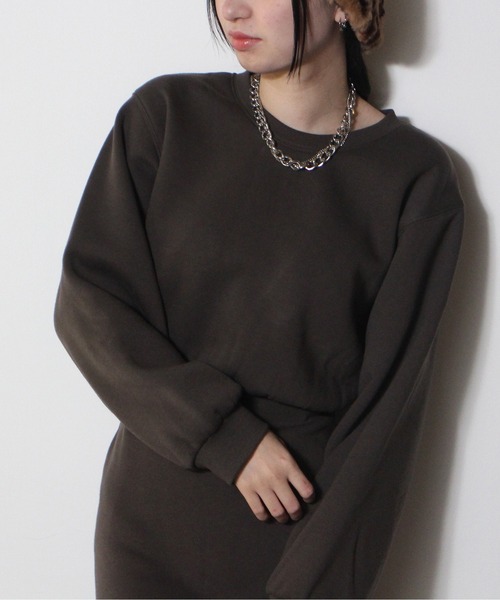 one way（ワンウェイ）の「【oneway Jeans】裏起毛BACKオープンワンピース（ワンピース・レディース・ライトグレー/ブラック/ライトピンク・FREE）」の6枚目の写真