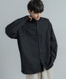 Rocky Monroe | オーバーサイズ ブロードバンドカラーロングシャツ(シャツ/ブラウス)