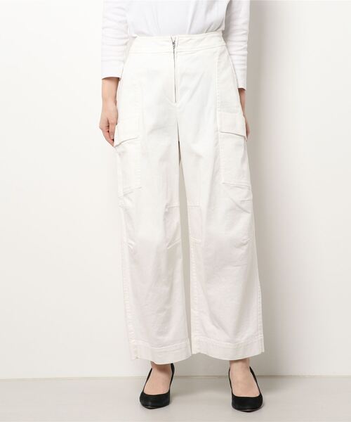 MUVEIL（ミュベール）の「【MUVEIL / ミュベール】ボリュームデニムパンツ（デニムパンツ・レディース・ホワイト・36）」の4枚目の写真