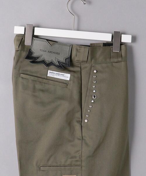 TOGA(トーガ)の「<TOGA(トーガ)>×<Dickies (ディッキーズ)> ワイド パンツ■■■(チノパンツ・メンズ・オリーブ・46)」の5枚目の写真