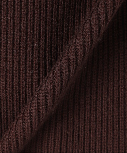 IENA（イエナ）の「畦Vネックカーディガン◆（カーディガン/ボレロ・レディース・ブラウン/グレー・FREE）」の6枚目の写真