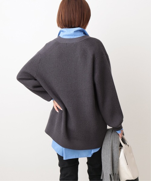 IENA（イエナ）の「畦Vネックカーディガン◇（カーディガン