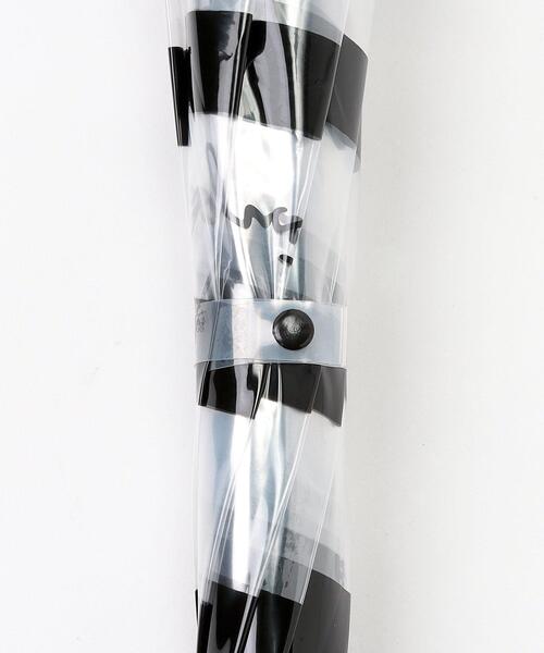 agnes b.（アニエスベー）の「WEB限定　GT87 PARAPLUIE　ボーダー長傘（長傘・レディース・ブラック・UNI）」の4枚目の写真