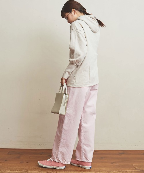 fig Ｌondon（フィグロンドン）の「●professional　puff PO（スウェット・レディース・グレー/グリーン・FREE）」の4枚目の写真