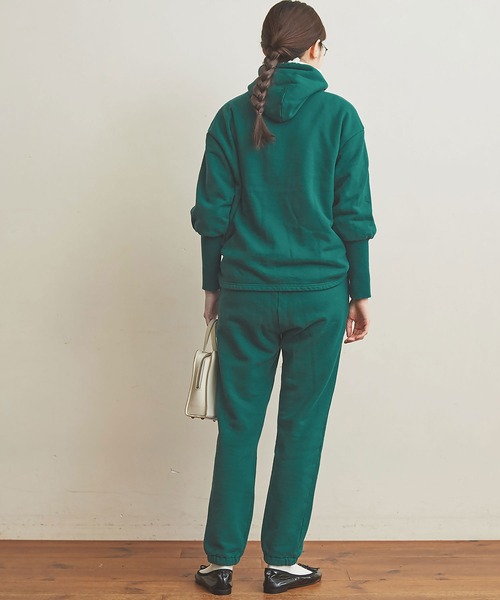 fig Ｌondon（フィグロンドン）の「●professional　puff PO（スウェット・レディース・グレー/グリーン・FREE）」の9枚目の写真