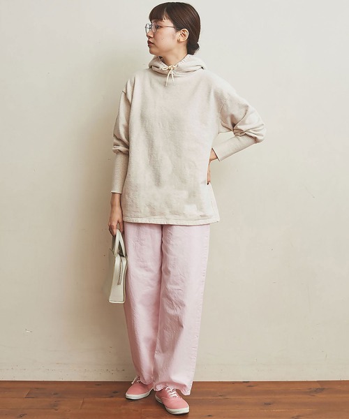 fig Ｌondon（フィグロンドン）の「●professional　puff PO（スウェット・レディース・グレー/グリーン・FREE）」の12枚目の写真