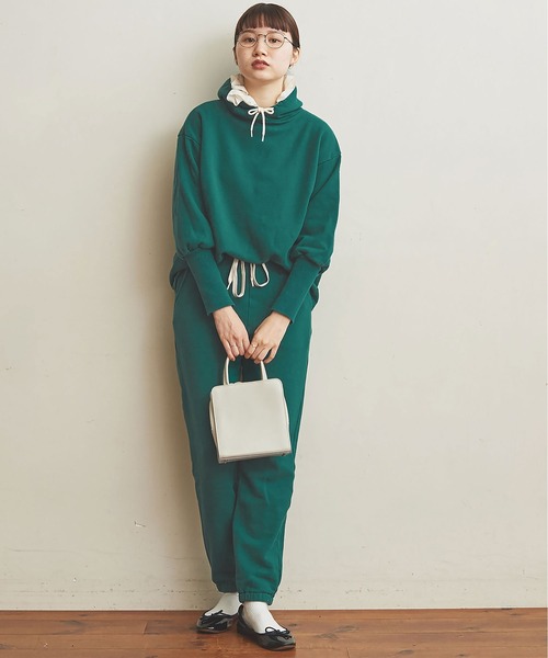 fig Ｌondon（フィグロンドン）の「●professional　puff PO（スウェット・レディース・グレー/グリーン・FREE）」の16枚目の写真