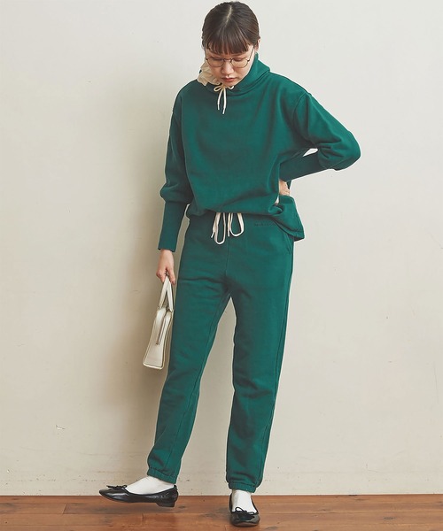 fig Ｌondon（フィグロンドン）の「●professional　puff PO（スウェット・レディース・グレー/グリーン・FREE）」の17枚目の写真