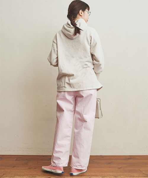 fig Ｌondon（フィグロンドン）の「●professional　puff PO（スウェット・レディース・グレー/グリーン・FREE）」の5枚目の写真