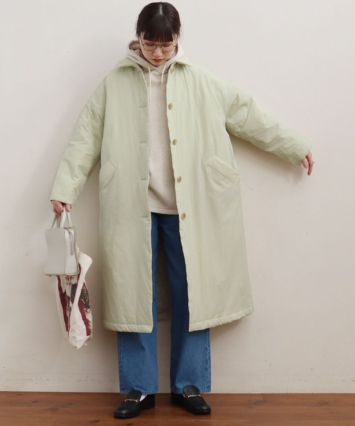 fig Ｌondon（フィグロンドン）の「●professional　puff PO（スウェット・レディース・グレー/グリーン・FREE）」の20枚目の写真