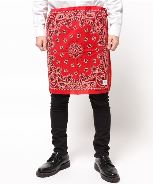 MYE-DO'（マイ・ドゥ）の「バンダナスカート（スカート・メンズ・ホワイト/ブラック/サックスブルー/ネイビー/レッド・FREE）」の8枚目の写真