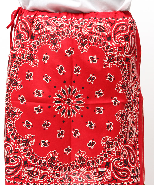 MYE-DO'（マイ・ドゥ）の「バンダナスカート（スカート・メンズ・ホワイト/ブラック/サックスブルー/ネイビー/レッド・FREE）」の10枚目の写真