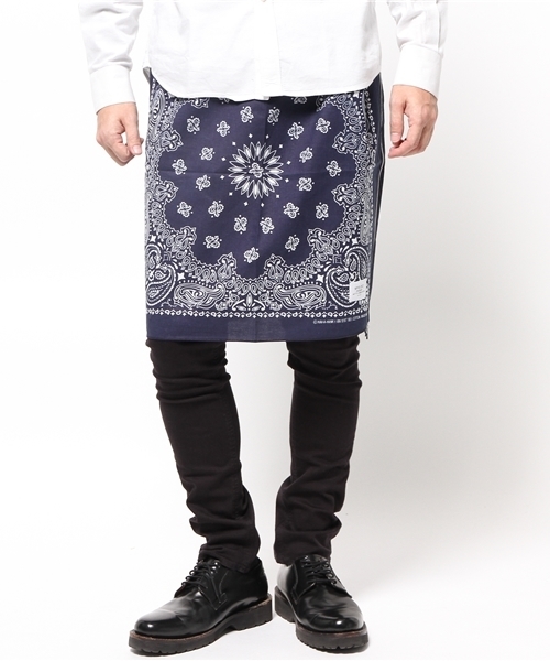 MYE-DO'（マイ・ドゥ）の「バンダナスカート（スカート・メンズ・ホワイト/ブラック/サックスブルー/ネイビー/レッド・FREE）」の22枚目の写真