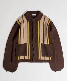 ストライプカーディガン