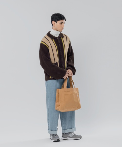 MUHET（ミュエータ）の「ストライプカーディガン（カーディガン/ボレロ・レディース・ダークブラウン/グリーン・SMALL/MEDIUM/X-LARGE）」の15枚目の写真