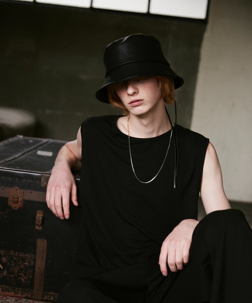 ln fortis（ロンフォルティス）の「ln fortis - ドライタッチノースリーブシャツ（タンクトップ・メンズ・ホワイト/ブラック・SMALL/MEDIUM）」の17枚目の写真