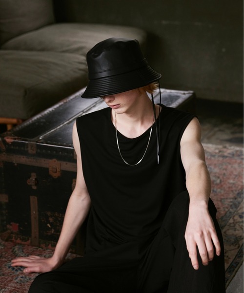 ln fortis（ロンフォルティス）の「ln fortis - ドライタッチノースリーブシャツ（タンクトップ・メンズ・ホワイト/ブラック・SMALL/MEDIUM）」の18枚目の写真