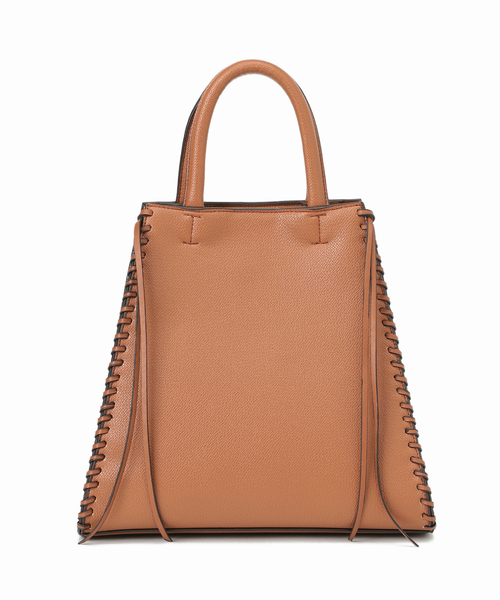 SLOBE IENA（スローブイエナ）の「SLOBE IENA ステッチデザインバッグ◆（ハンドバッグ・レディース・ホワイト/キャメル・FREE）」の6枚目の写真