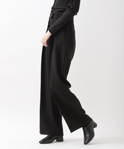 ALAND（エーランド）の「3.3Field Trip／2-TUCK ワイドパンツ　2265713（スラックス・レディース・グレー/ブラック・SMALL/MEDIUM）」の5枚目の写真