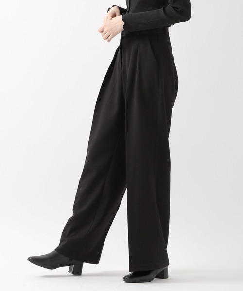 ALAND（エーランド）の「3.3Field Trip／2-TUCK ワイドパンツ　2265713（スラックス・レディース・グレー/ブラック・SMALL/MEDIUM）」の14枚目の写真