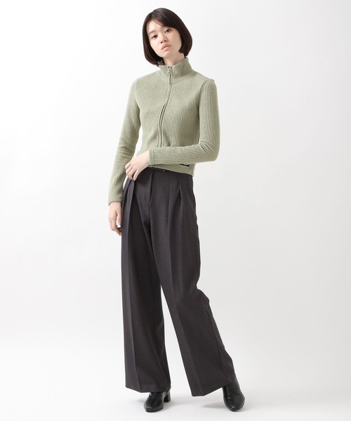 ALAND（エーランド）の「3.3Field Trip／2-TUCK ワイドパンツ　2265713（スラックス・レディース・グレー/ブラック・SMALL/MEDIUM）」の19枚目の写真