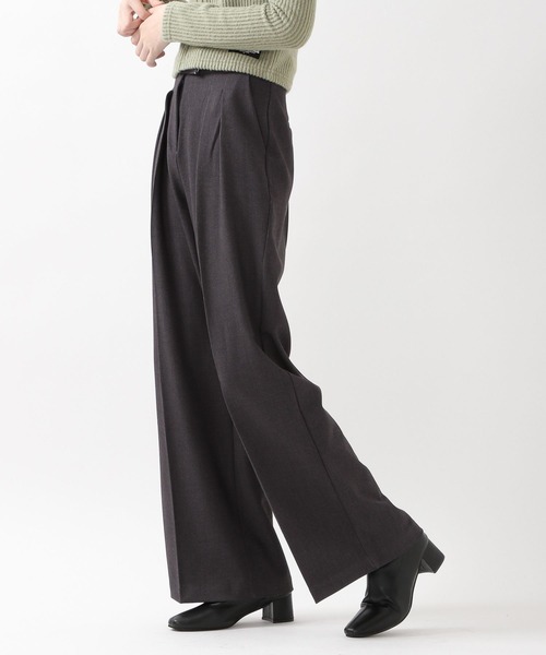 ALAND（エーランド）の「3.3Field Trip／2-TUCK ワイドパンツ　2265713（スラックス・レディース・グレー/ブラック・SMALL/MEDIUM）」の17枚目の写真