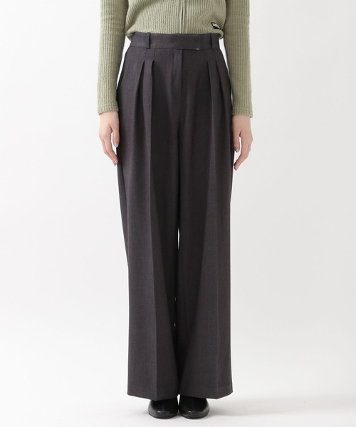 ALAND（エーランド）の「3.3Field Trip／2-TUCK ワイドパンツ　2265713（スラックス・レディース・グレー/ブラック・SMALL/MEDIUM）」の12枚目の写真