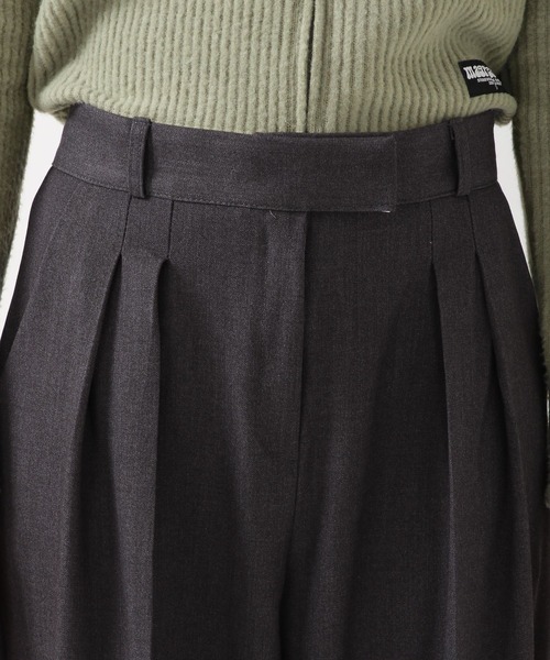 ALAND（エーランド）の「3.3Field Trip／2-TUCK ワイドパンツ　2265713（スラックス・レディース・グレー/ブラック・SMALL/MEDIUM）」の22枚目の写真