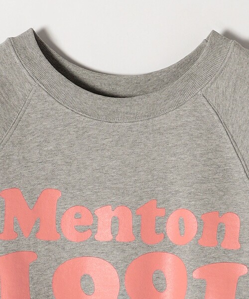 SHIPS any(シップス エニィ)の「【SHIPS any別注】THE KNiTS: ラグラン ポップ ロゴ スウェット(スウェット・レディース・グレー/ブルー/ナチュラル・ONE SIZE)」の5枚目の写真