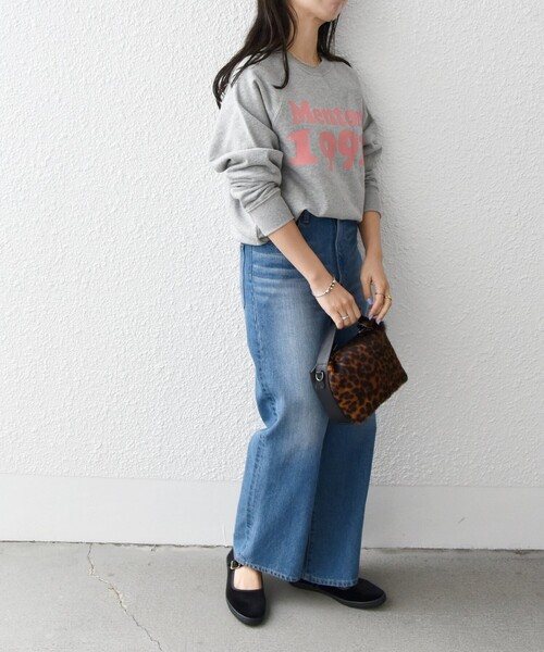 SHIPS any(シップス エニィ)の「【SHIPS any別注】THE KNiTS: ラグラン ポップ ロゴ スウェット(スウェット・レディース・グレー/ブルー/ナチュラル・ONE SIZE)」の16枚目の写真