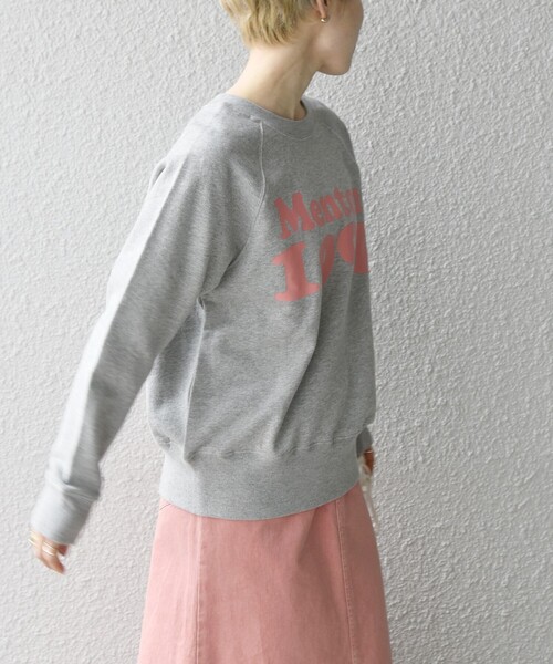 SHIPS any(シップス エニィ)の「【SHIPS any別注】THE KNiTS: ラグラン ポップ ロゴ スウェット(スウェット・レディース・グレー/ブルー/ナチュラル・ONE SIZE)」の19枚目の写真