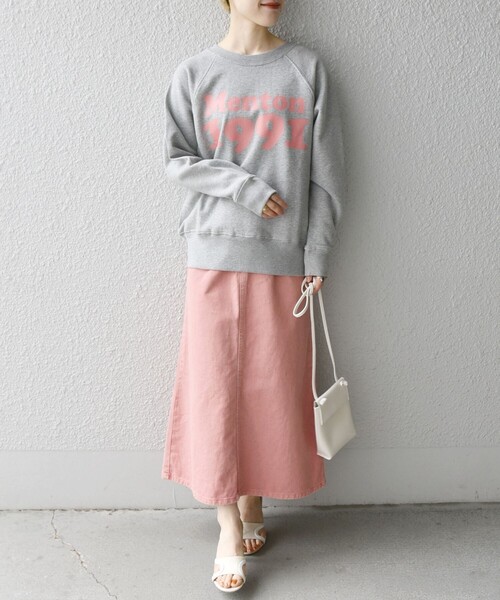 SHIPS any(シップス エニィ)の「【SHIPS any別注】THE KNiTS: ラグラン ポップ ロゴ スウェット(スウェット・レディース・グレー/ブルー/ナチュラル・ONE SIZE)」の21枚目の写真