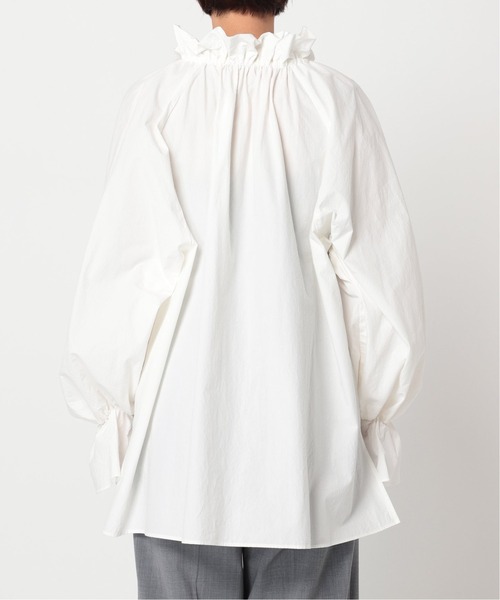 CITYSHOP（シティーショップ）の「COTTON SMOCK ブラウス（シャツ/ブラウス・レディース・ブラック/ホワイト・FREE）」の10枚目の写真
