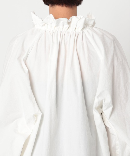 CITYSHOP（シティーショップ）の「COTTON SMOCK ブラウス（シャツ/ブラウス・レディース・ブラック/ホワイト・FREE）」の11枚目の写真