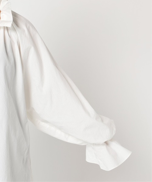 CITYSHOP（シティーショップ）の「COTTON SMOCK ブラウス（シャツ/ブラウス・レディース・ブラック/ホワイト・FREE）」の13枚目の写真