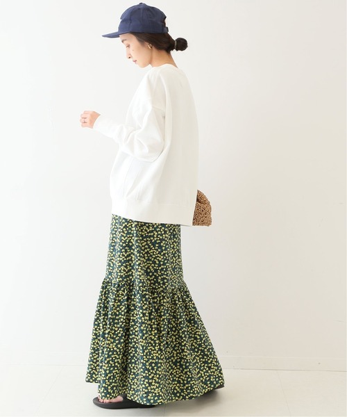 SLOBE IENA(スローブイエナ)の「コアスパン裏毛スウェットプルオーバー【手洗い可能】◆(スウェット・レディース・ホワイト/ベージュ/ピンク系その他・FREE)」の10枚目の写真