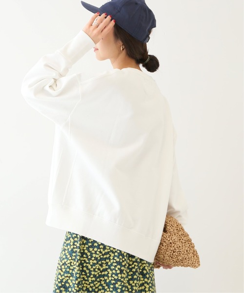 SLOBE IENA(スローブイエナ)の「コアスパン裏毛スウェットプルオーバー【手洗い可能】◆(スウェット・レディース・ホワイト/ベージュ/ピンク系その他・FREE)」の15枚目の写真