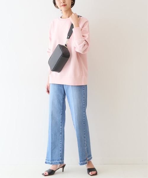 SLOBE IENA(スローブイエナ)の「コアスパン裏毛スウェットプルオーバー【手洗い可能】◆(スウェット・レディース・ホワイト/ベージュ/ピンク系その他・FREE)」の16枚目の写真