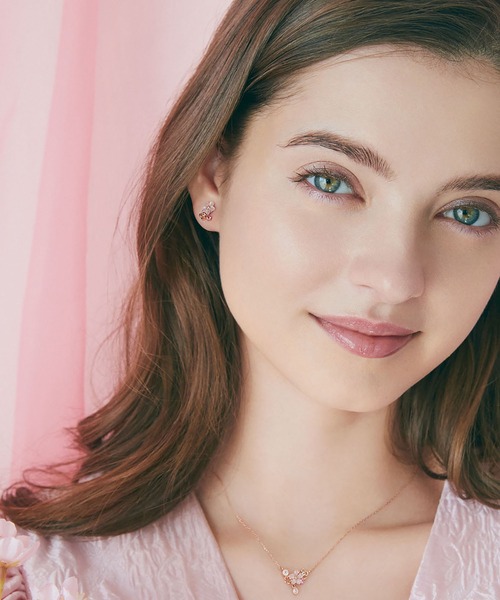 Samantha Tiara（サマンサティアラ）の「SAKURA ピアス（ピアス（両耳用）・レディース・ピンクゴールド・FREE）」の2枚目の写真